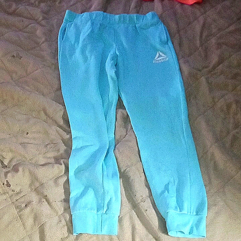 Reebok sky blue sweatpants